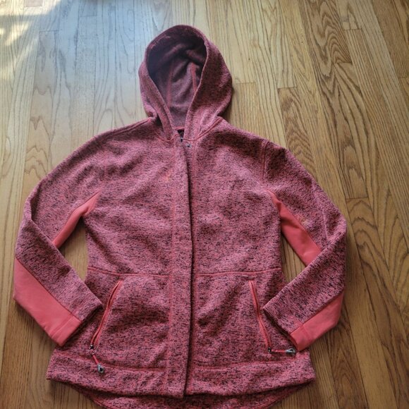 Gerry Orange Hooded Jacket With Zipper & Snap Closures Size M - Picture 6 of 7